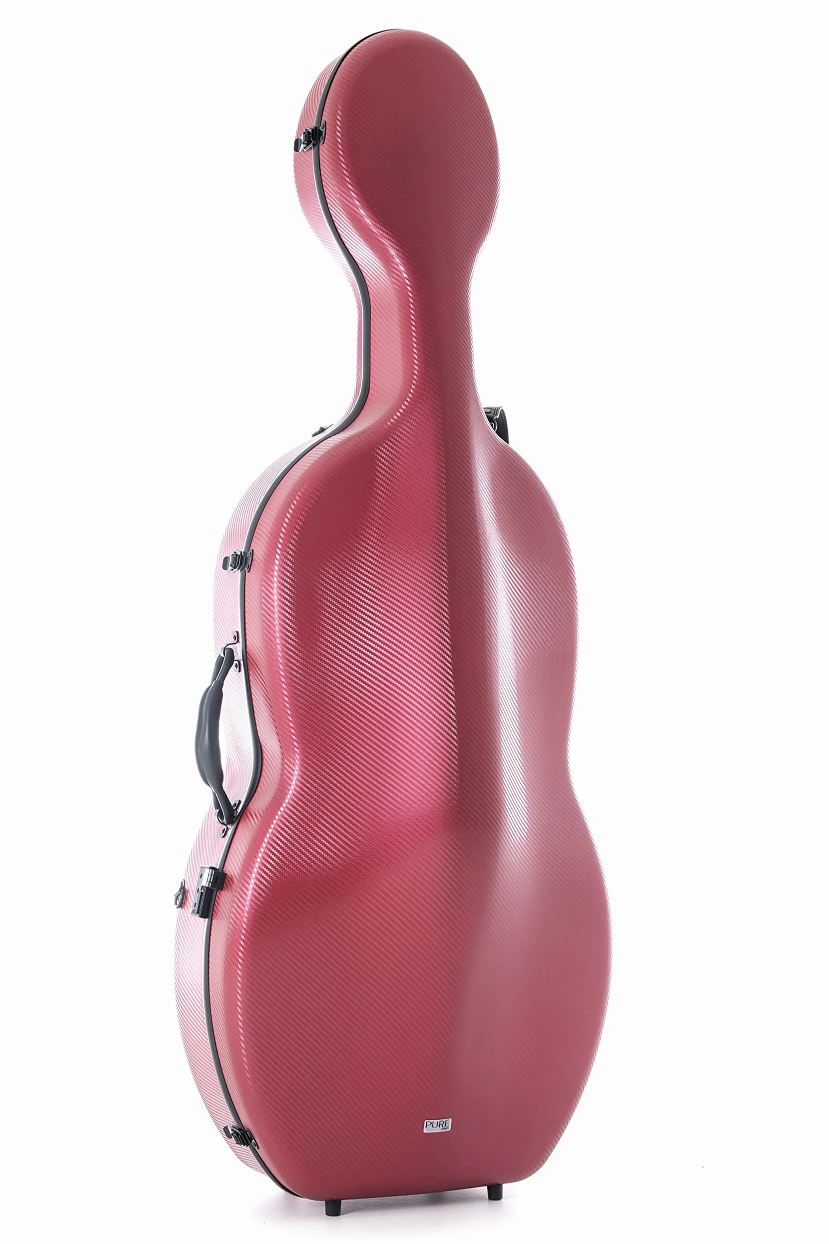 GEWA custodia per violoncello in policarbonato 4/4 rosso con cinghie a zaino e maniglia laterale