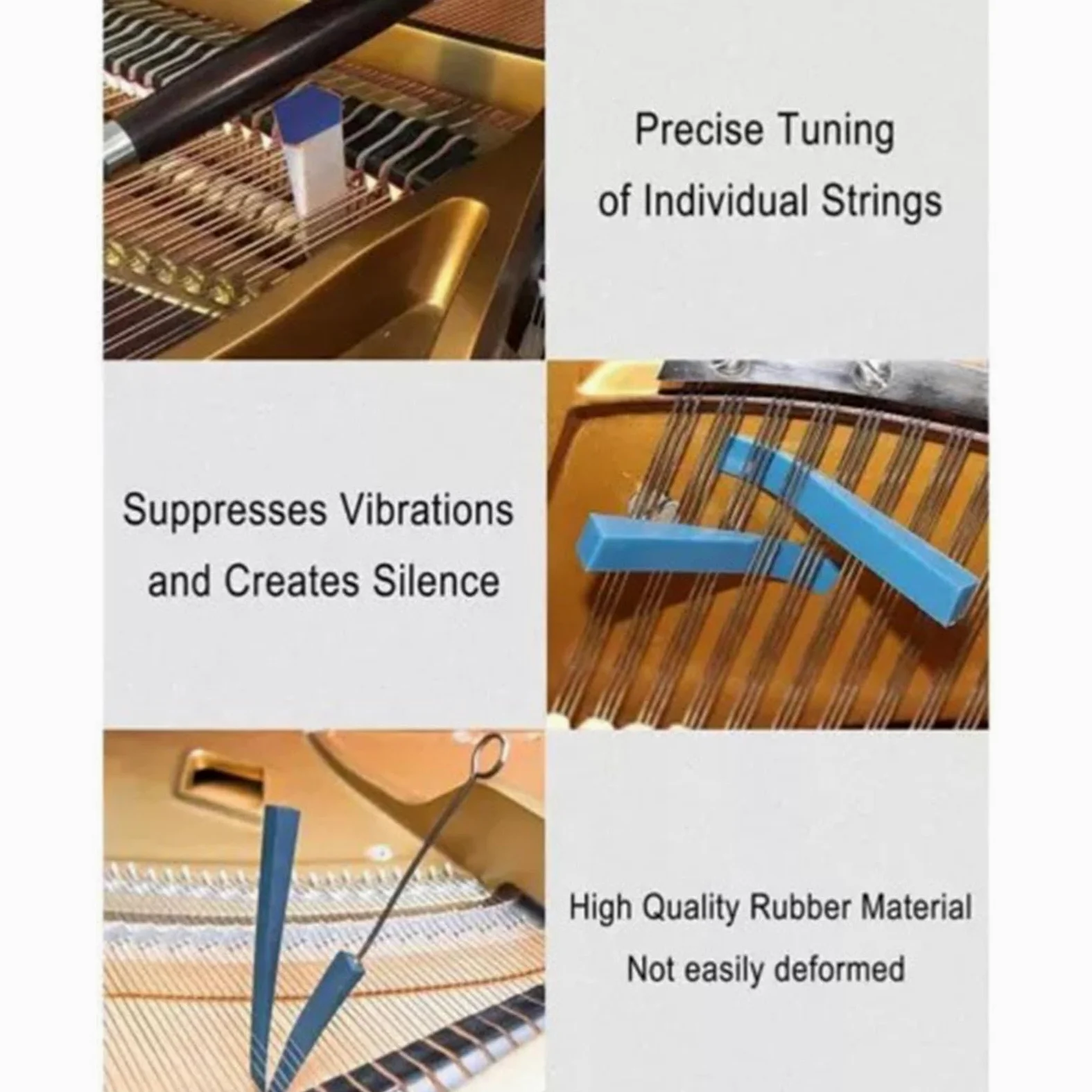 per accordatura per pianoforte, accordatore per pianoforte Set di chiavi | per chiave inglese, kit di strumenti per accordatura del