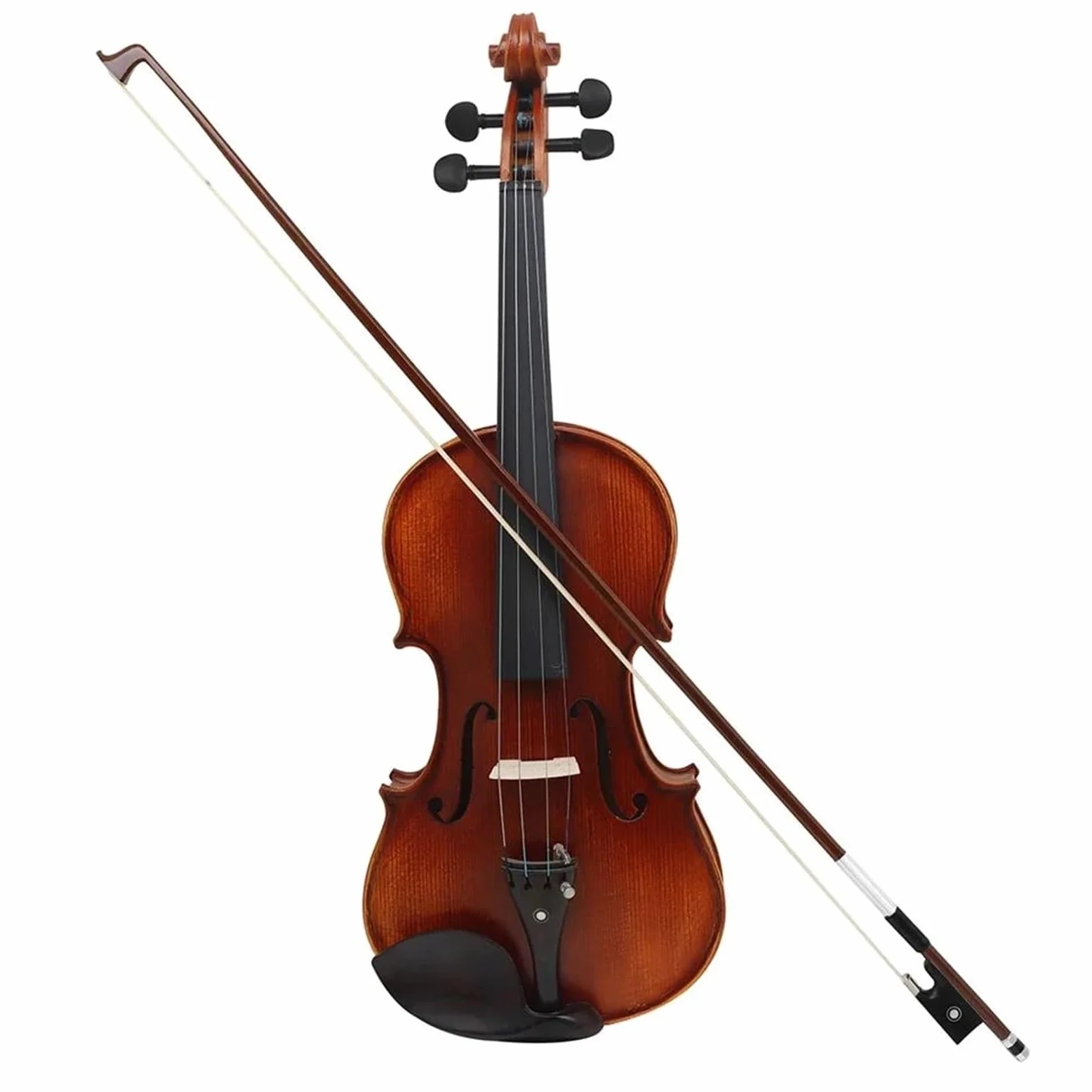 Arco Per Pratica Del Violino Arco per violino 4/4 Full Size Arco per violino per principianti Equilibrato Crine di cavallo mongolo naturale Adatto a giocatori professionisti Principianti