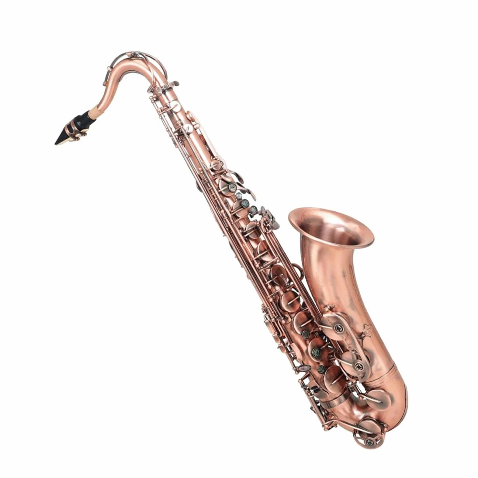 Sassofono professionale Strumento Professionale In Ottone Sib Sax Tenore Vintage Rosso