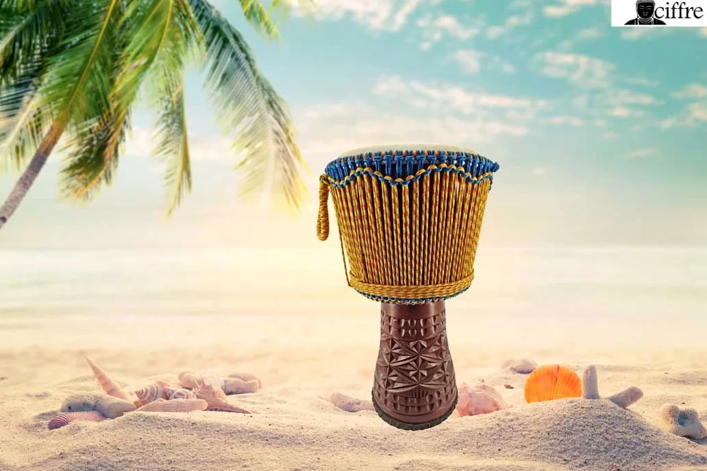 Tamburo grande Djembe Darbuka Bongo Rivestimento alpino premium Suono molto buono 60 cm U5