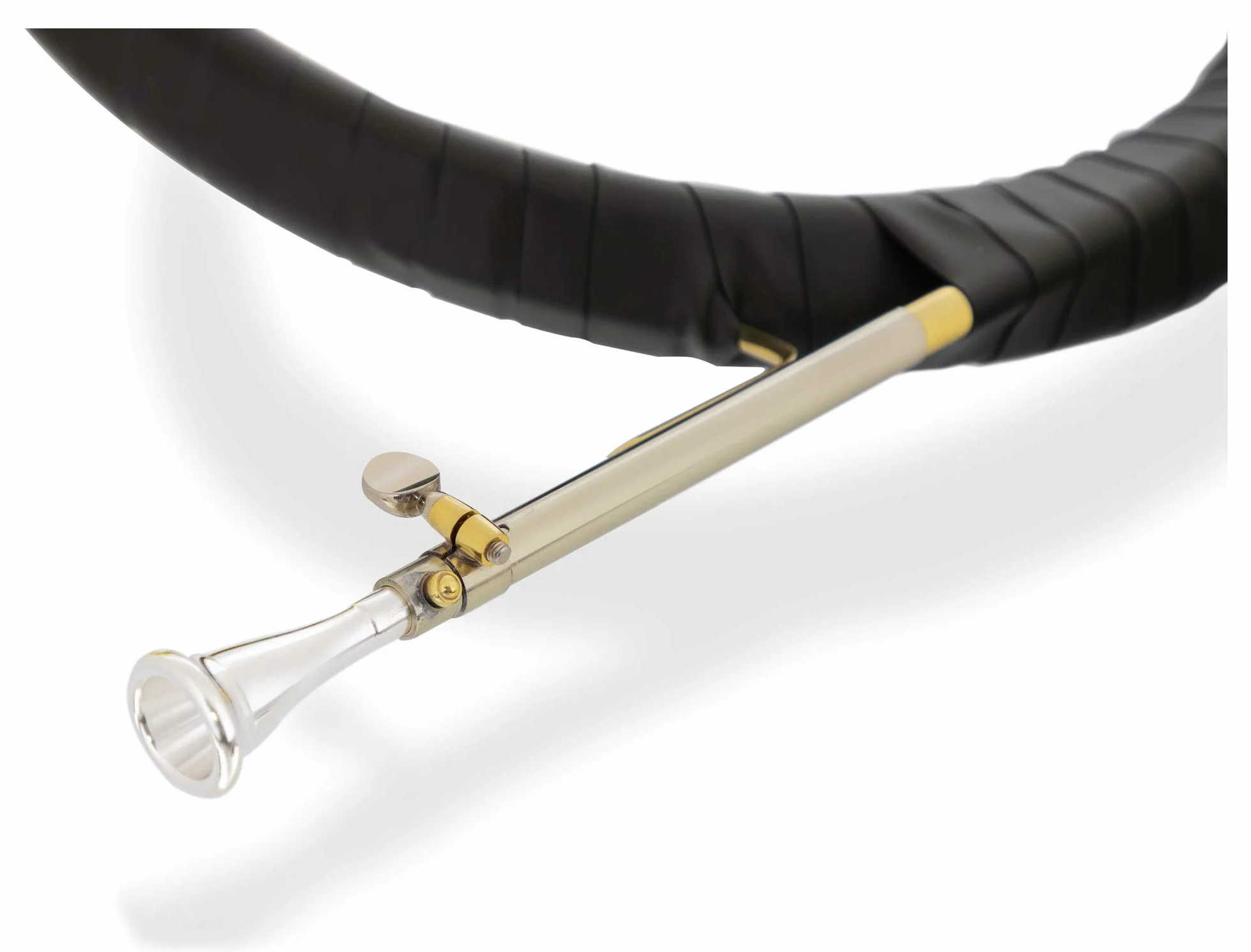 Classic Cantabile PH-400 Bb Corno Parforcehorn Jagdhorn, Senza valvole | Strumento a tono naturale, Accordatura: Bb, Con chiusura a strappo, A due giri, Ottone, Verniciato trasparente, Foro: 8, 0 mm