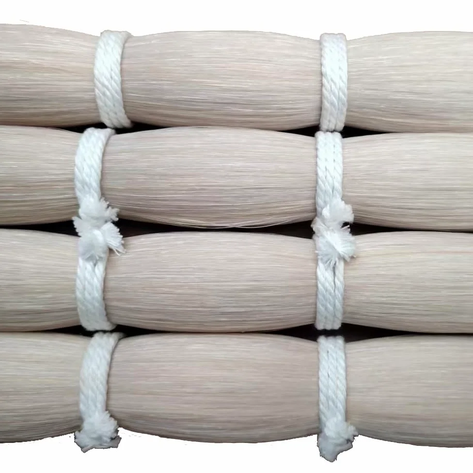 A 82cm 250g Mongolia Horse Hair Violin bow Natural Colour Unbleached 32 Inch Length for 4/4 Violin Viola Cello