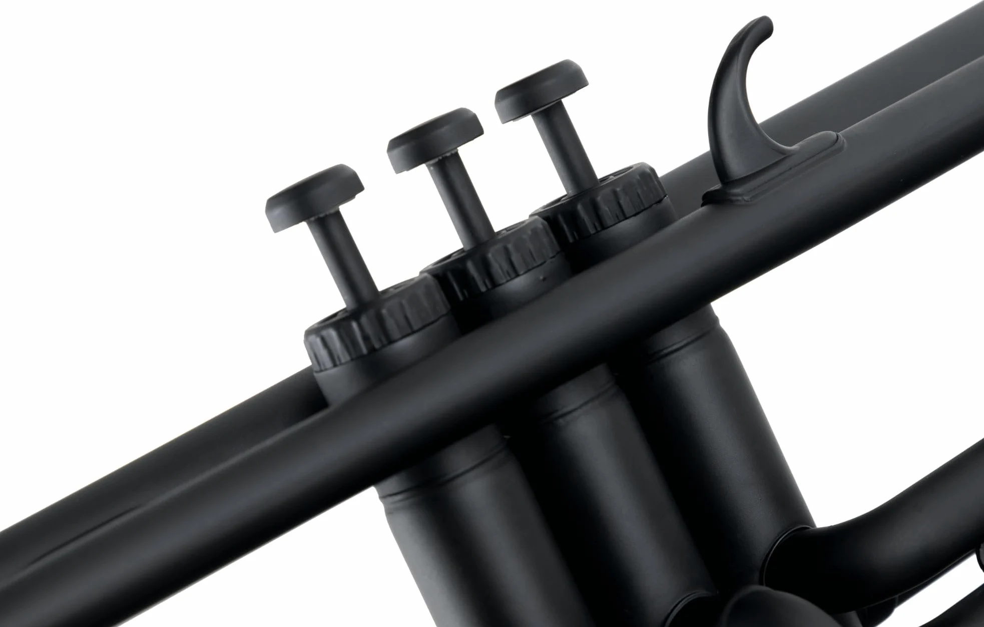 Classic Cantabile MardiBrass Tromba in ABS Plastica - Valvole Perinet - 510g leggera - Foratura: 11,6 mm - incl. Bocchino e Custodia - opaca nera