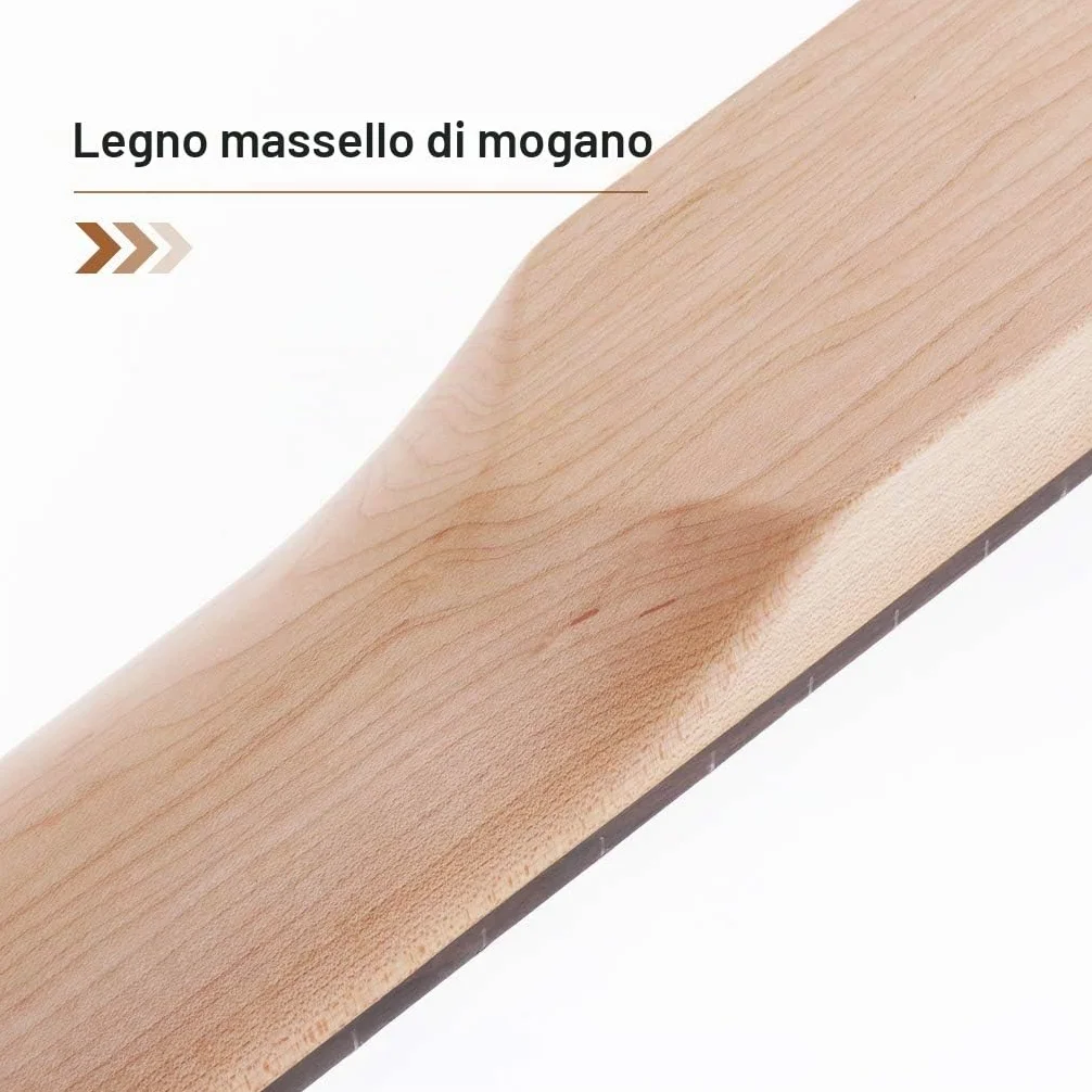 Manico per chitarra elettrica testa in acero tastiera in palissandro 24 tasti ricambio per IBZ
