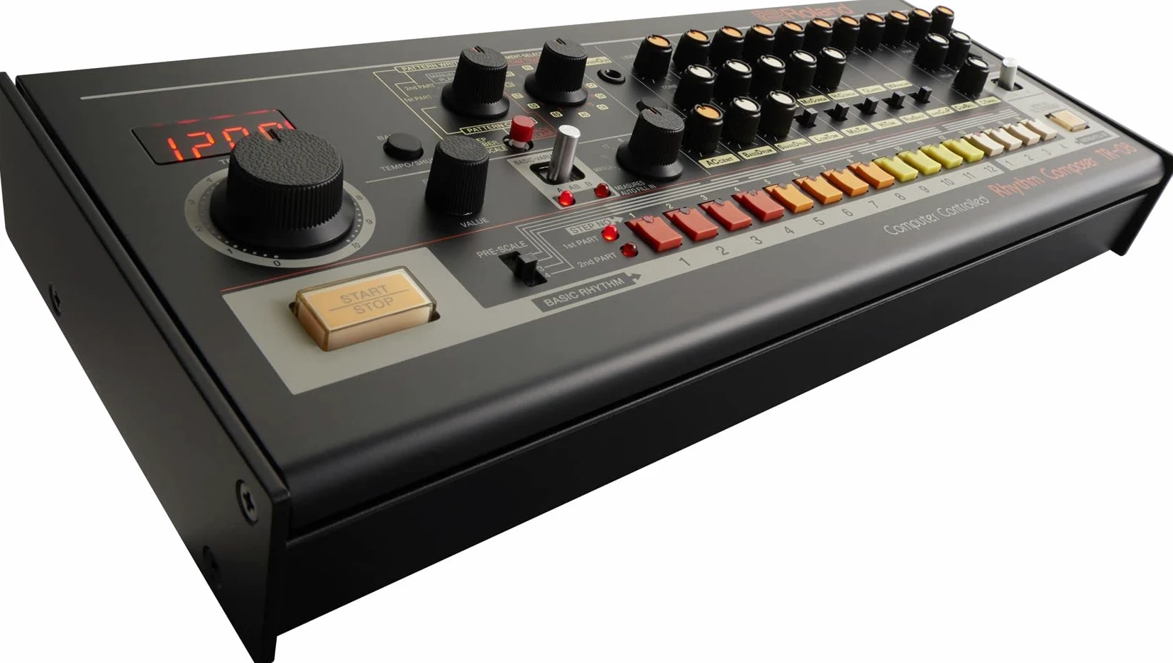 Roland TR-08 Rhythm Composer Drum Machine - Una replica ultra-compatta della leggendaria drum machine TR-808