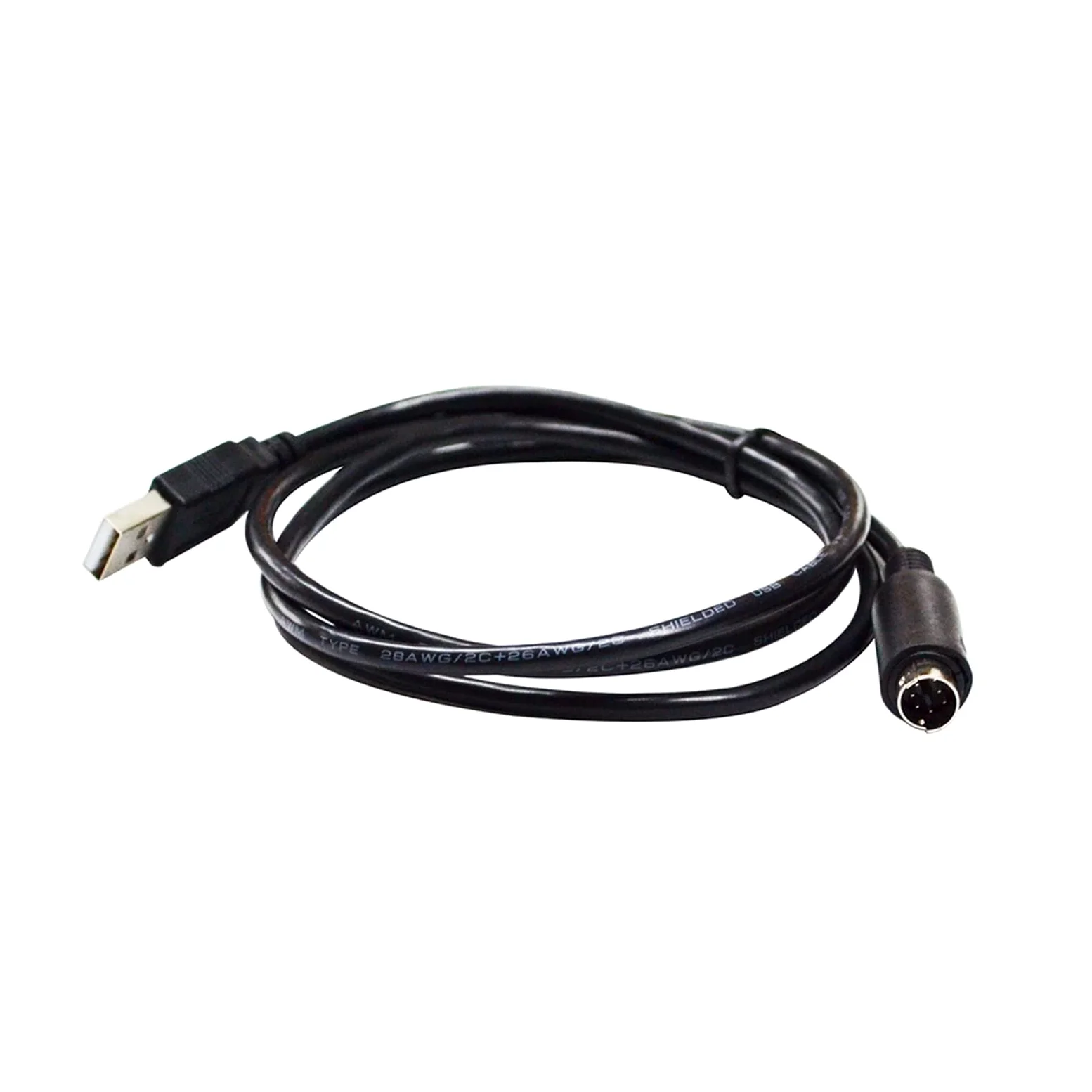 Adattatore USB A 2.0 a MINI DIN 7 pin MD7 maschio Tastiera multimediale in streaming 2 PRO DUO I/O Tastiera MIDI Cavo di estensione dati for PC(3.6M)