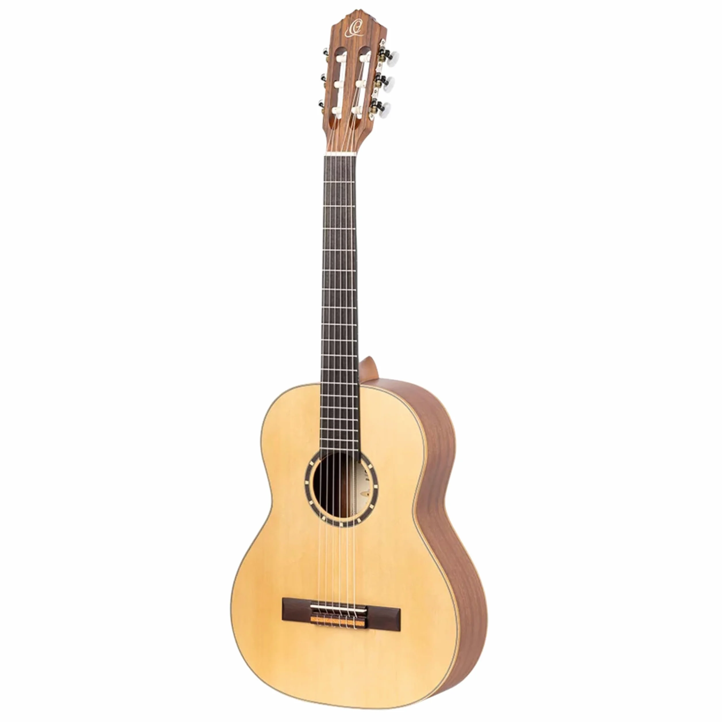 Ortega Guitars Chitarra Concerto per Mancini Misura 1/2 - Serie Family - include Gig Bag - top in mogano/abete (R121L-1/2)