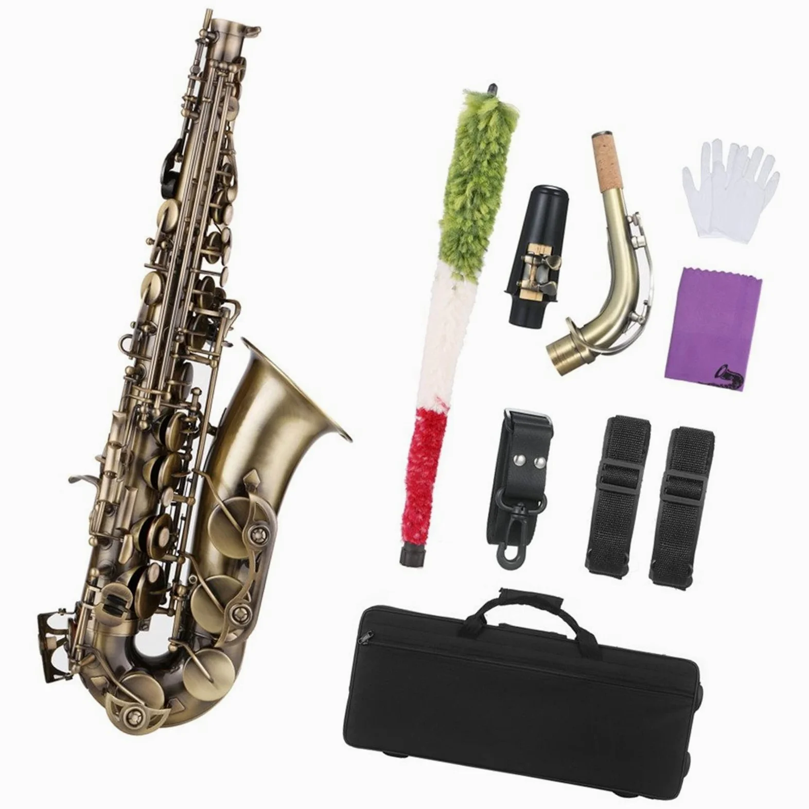 Sassofono Mi Bemolle Sassofono Contralto Ottone Laccato Oro MIB Sax Strumenti Musicali A Fiato
