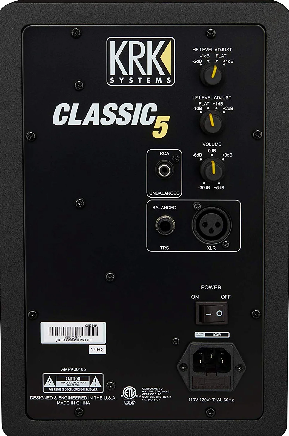 KRK Rokit CL5 G3 Classic Professional - Set di 2 Monitor da Studio Bi-amplificatore, 12,7 cm
