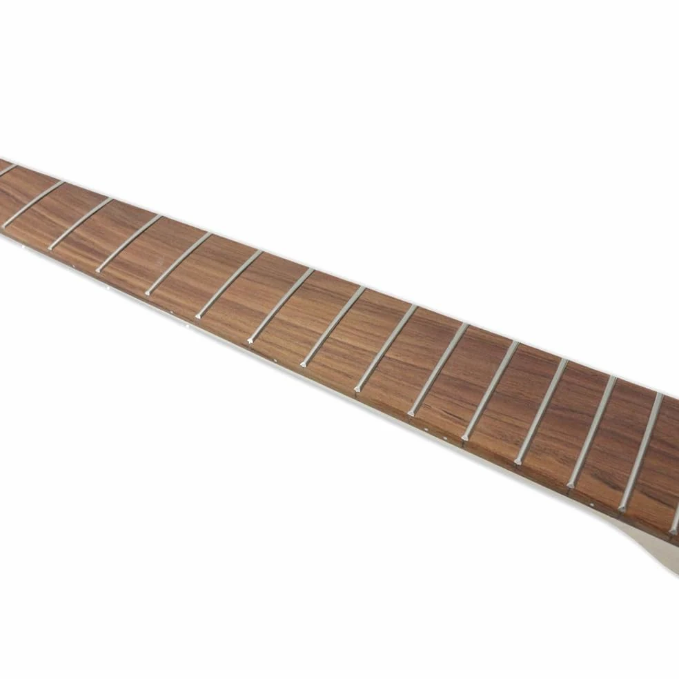 Yinfente Manico per chitarra basso 24fret 30 pollici Canada Manico in acero Con Palissandro Tastiera Blocco Intarsio Paddle Head Blank
