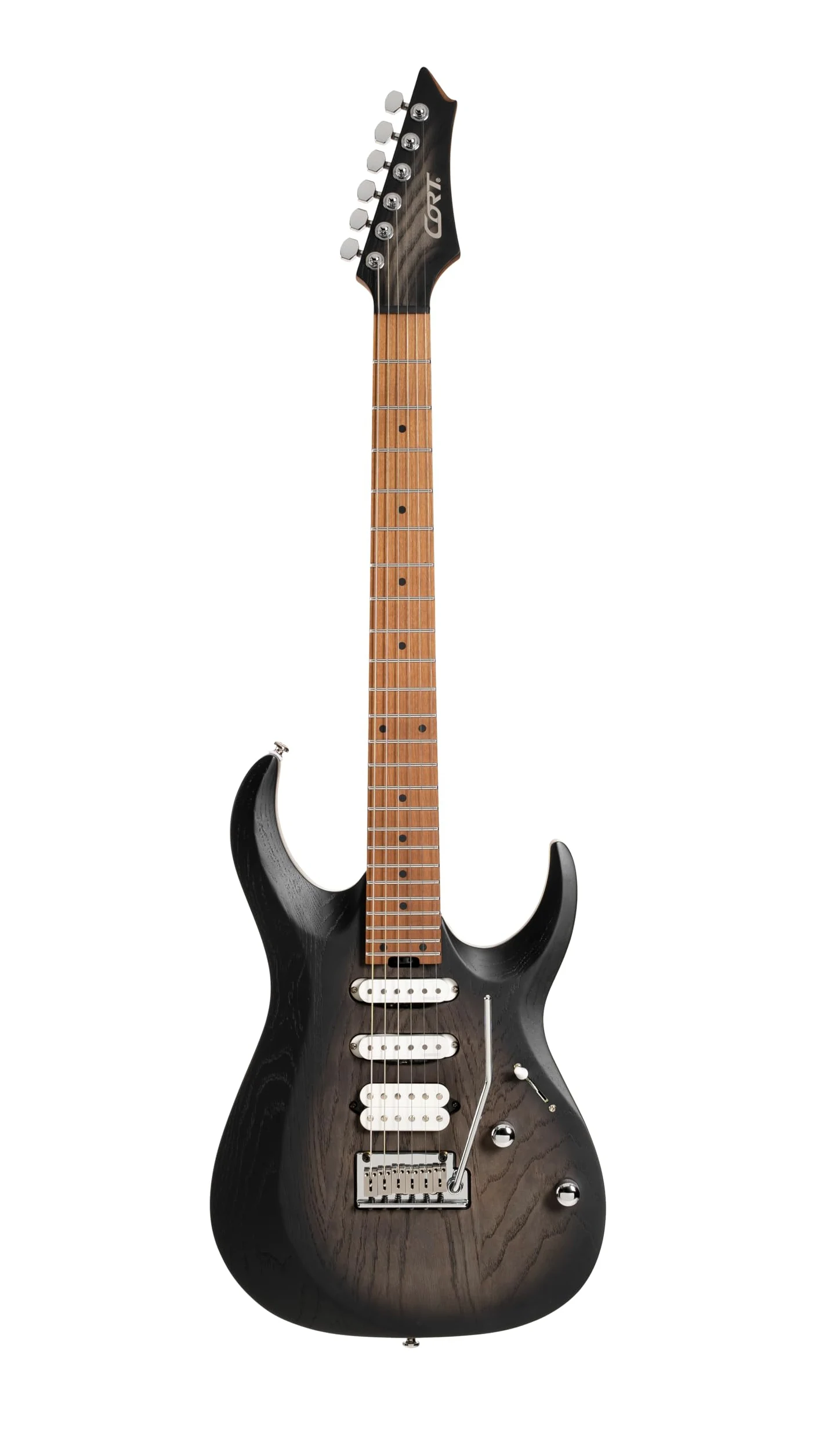 Cort X700 Triality - Chitarra elettrica a 6 corde, ad alte prestazioni, colore: nero