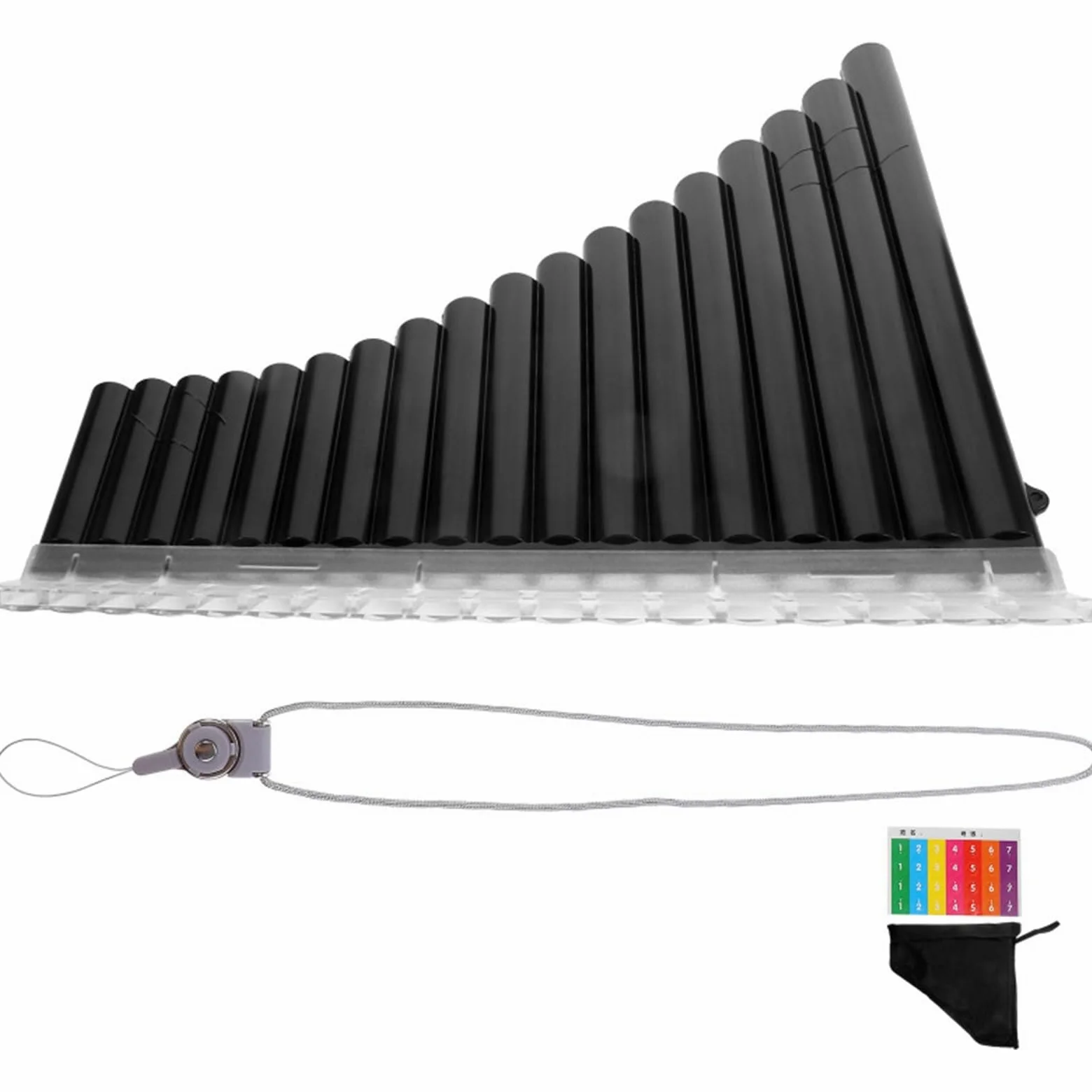 flauto di pan professionale Strumento Per Flauto Di Pan Portatile, Chiave C, Tavola Per Flauto Di Pan, Educativo Universale