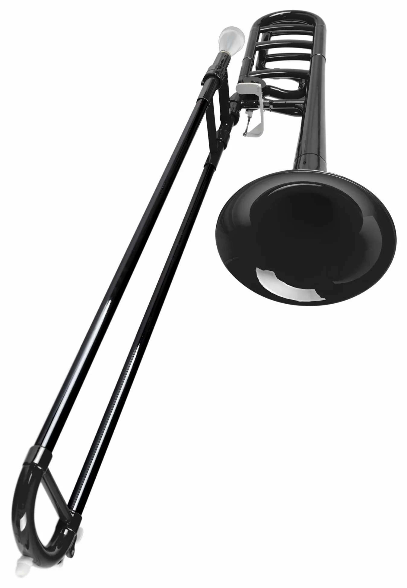 Classic Cantabile MardiBrass Trombone Quart in ABS Plastica - Accordatura Bb/F - Coulisse in Fibra di Vetro - 850g leggera - Foratura: 13,9 mm - Inclusi bocchino e gigbag - nero