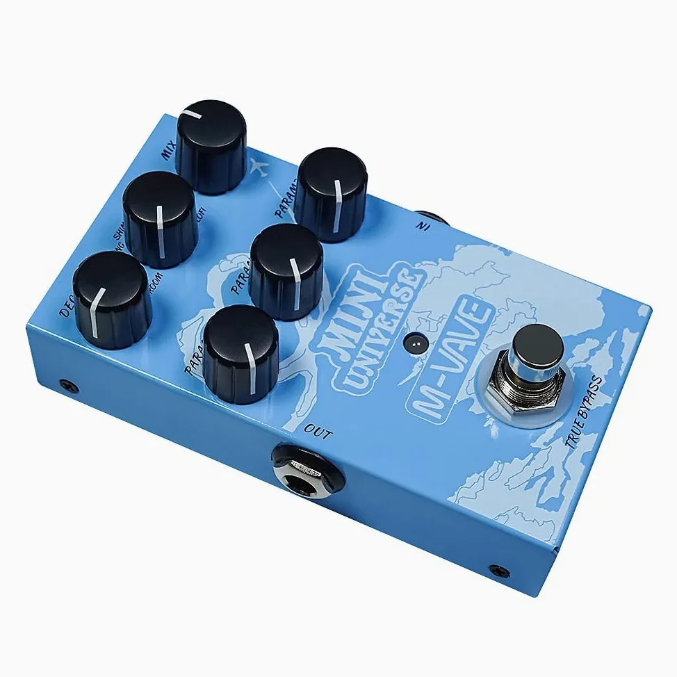 M-Vave Miniuni - 9 effetti di riverbero digitali in un pedale per chitarra