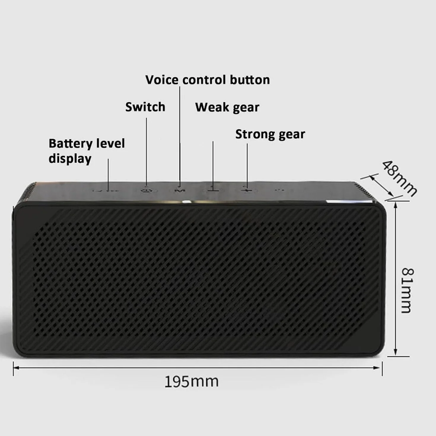 Jammer microfono ad attivazione vocale portatile, dispositivo anti-registrazione a ultrasuoni, scudo di interferenza a 270° per riunioni sicure e uso in ufficio