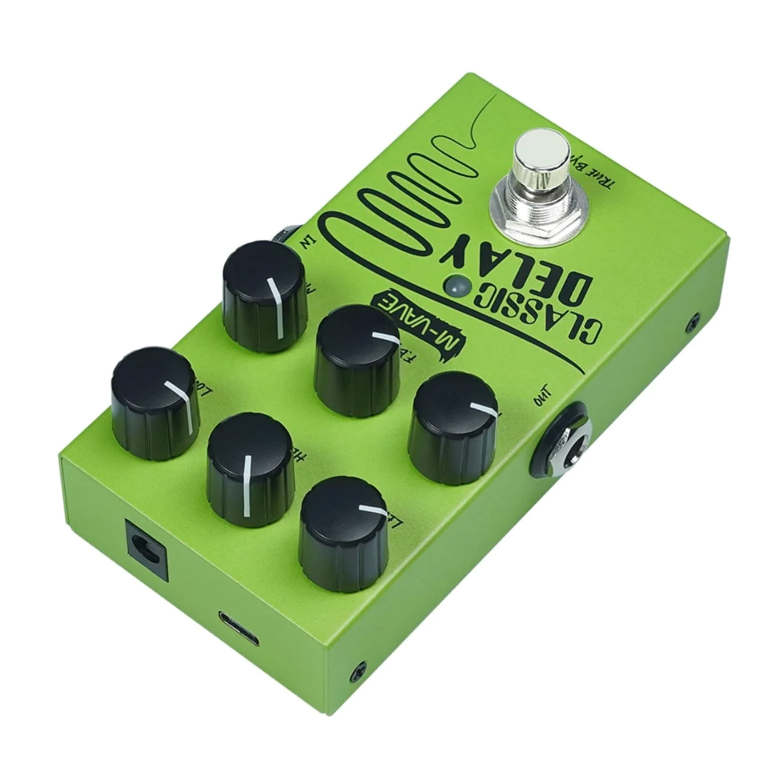 Delay Pedal Chitarra Delay Pedal Analogico Classicl Delay Effect, 600Ms Tempo di Ritardo Massimo Per Esplorazione Musicale
