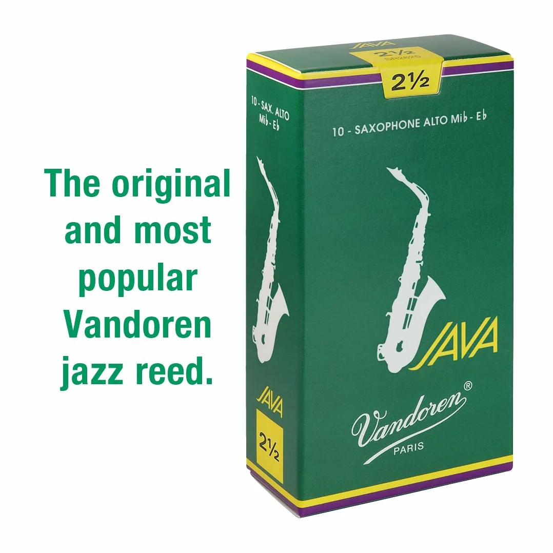 Vandoren SR2625 Box 10 Ance Java Verdi 2.5 Sax Alto