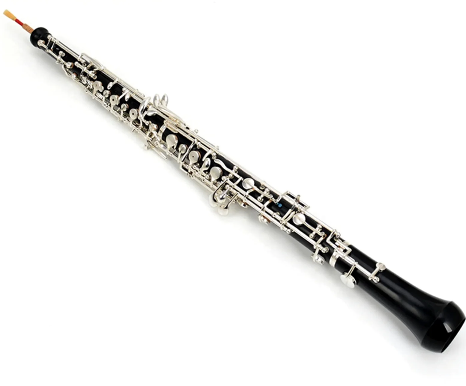 Oboe Strumento per Oboe in Legno Sintetico in Do Maggiore Stile Semiautomatico con Tasti Placcati in Argento