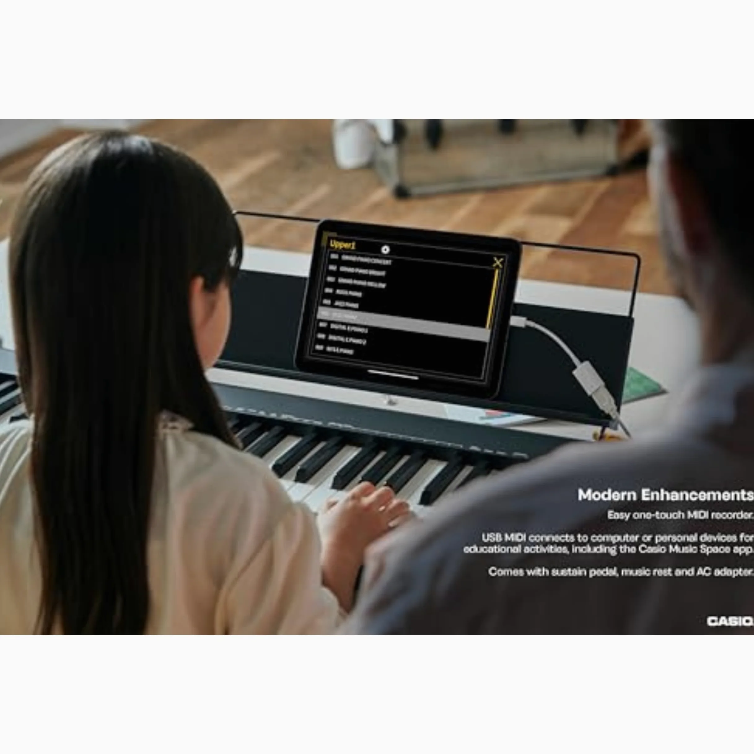 Casio CDPS160 - Pianoforte digitale compatto, colore: Nero