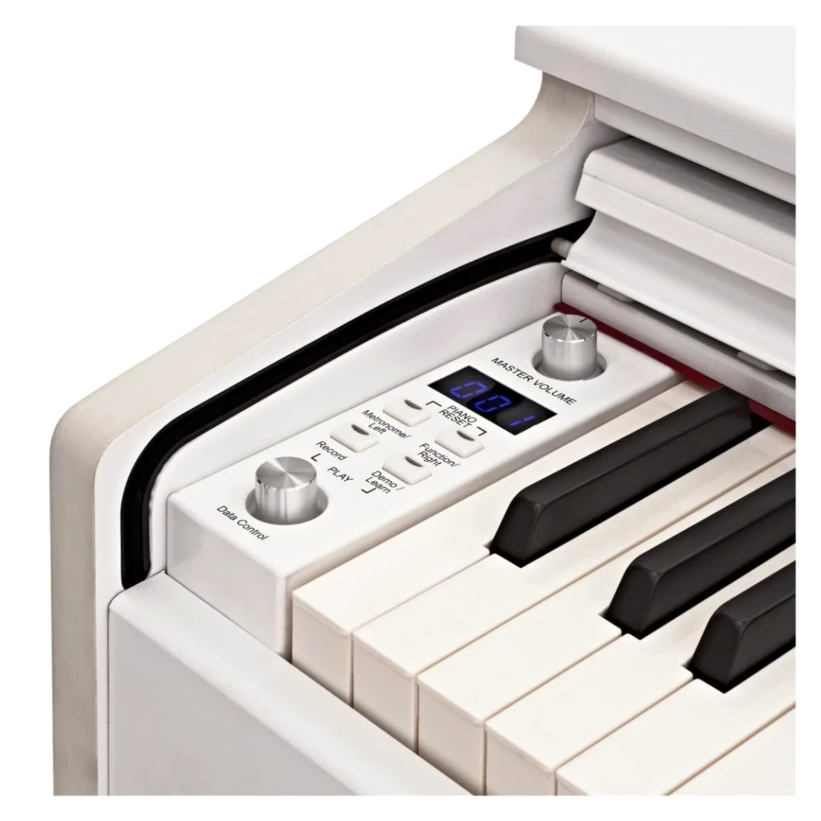 DP-10X Pianoforte digitale bianco 88 tasti pesati con sgabello e cuffie | Motore sonoro stereo multi-timbrico, tre pedali, registrazione USB e memoria interna, metronomo integrato