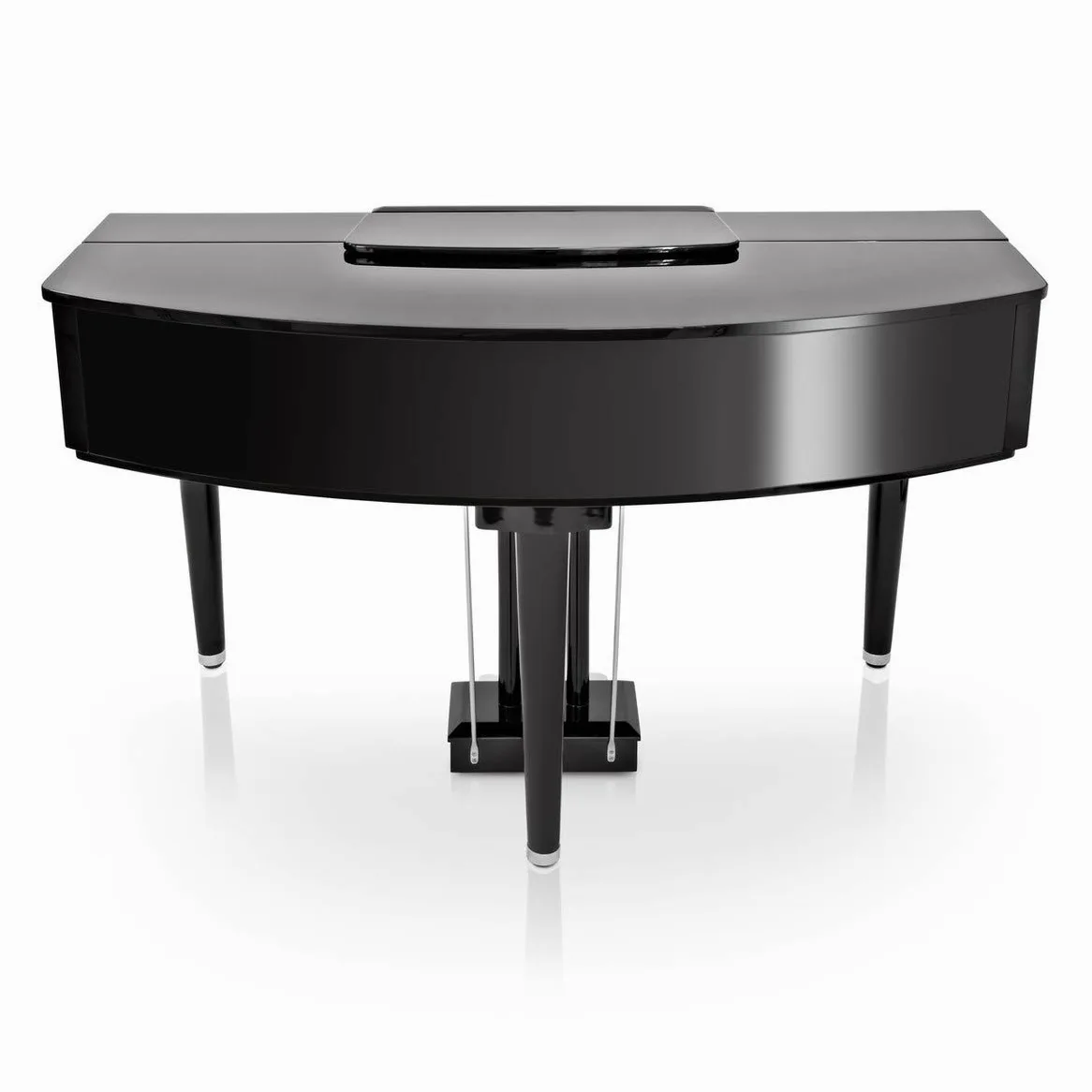 GDP-200 Pianoforte a Coda Digitale con Panca di Gear4music | Costruzione Splendida con Finitura Nera Lucida, 128 Voci Realistiche e Tasti Pesati, Panca da Piano Deluxe Inclusa