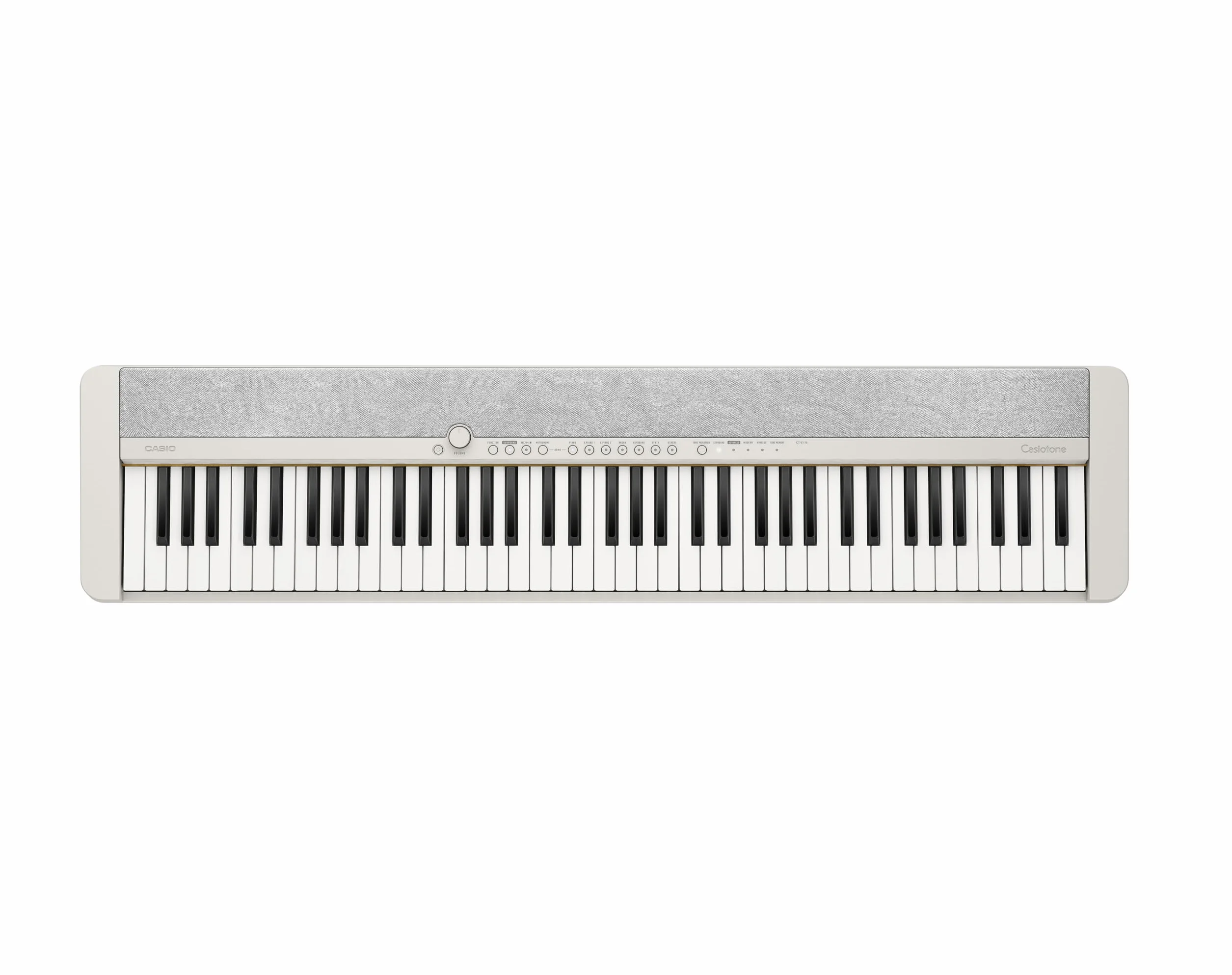 Casio Casiotone CT-S1-76WE Piano-tastiera con 76 tasti sensibili al tocco, 61 suoni, bianca