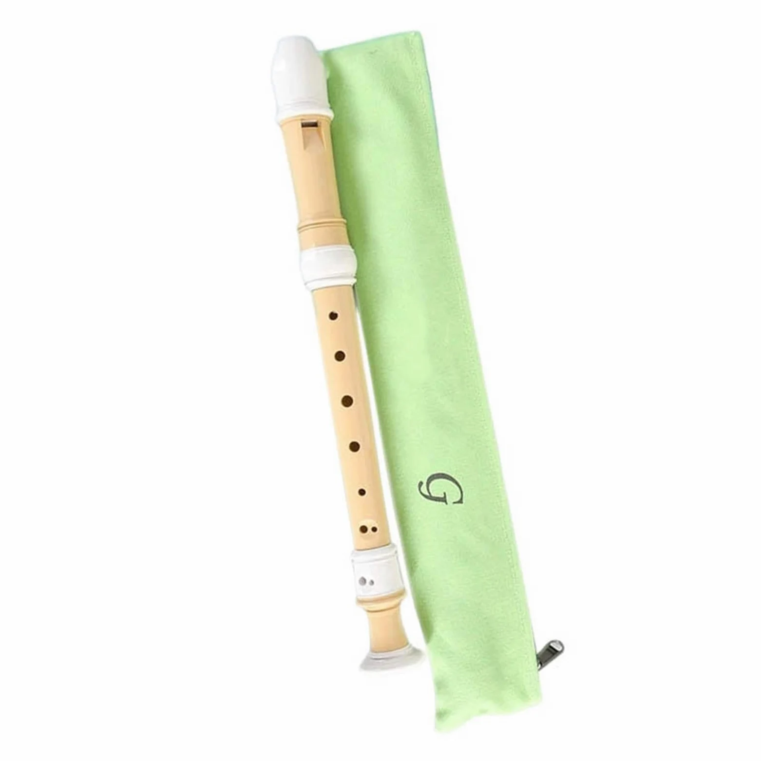 Flauto Dolce Flauto Dolce Soprano Professionale 8 Fori Tedesco O Inglese | Strumento pratico per il posizionamento facile delle dita dal suono caldo e ricco(401 German)