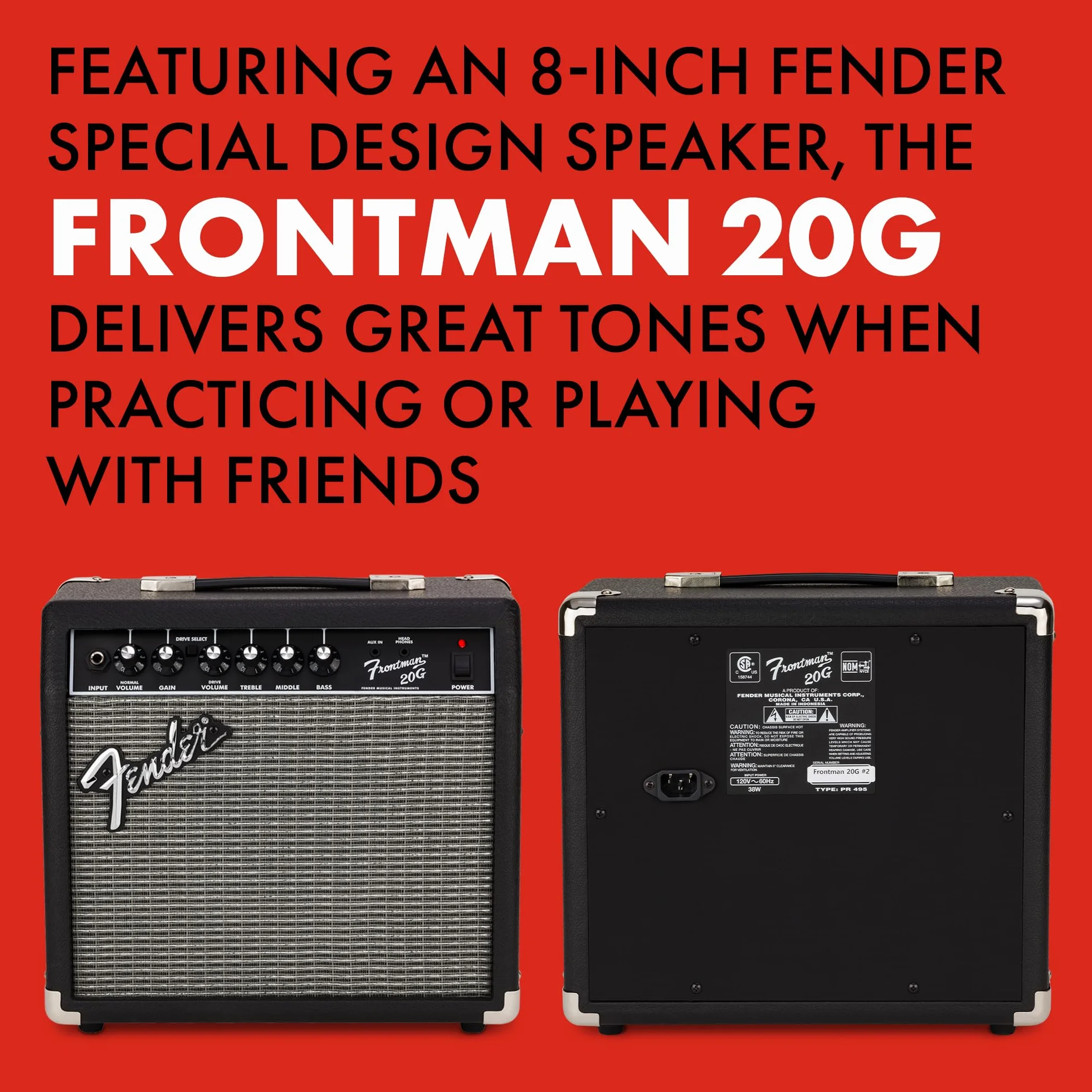 Fender Frontman 20G 1 x 8" 20 Watt Combo Amp