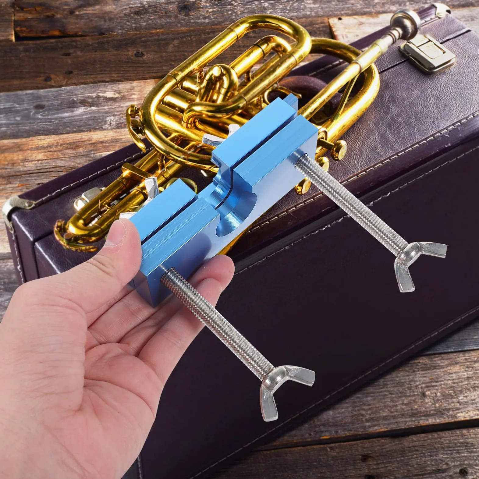 Strumento Regolabile Per Estrarre Tromba Strumento Riparazione Per Strumenti Musicali Estrattore Compatto e Leggero Per Trombone e Euphonium