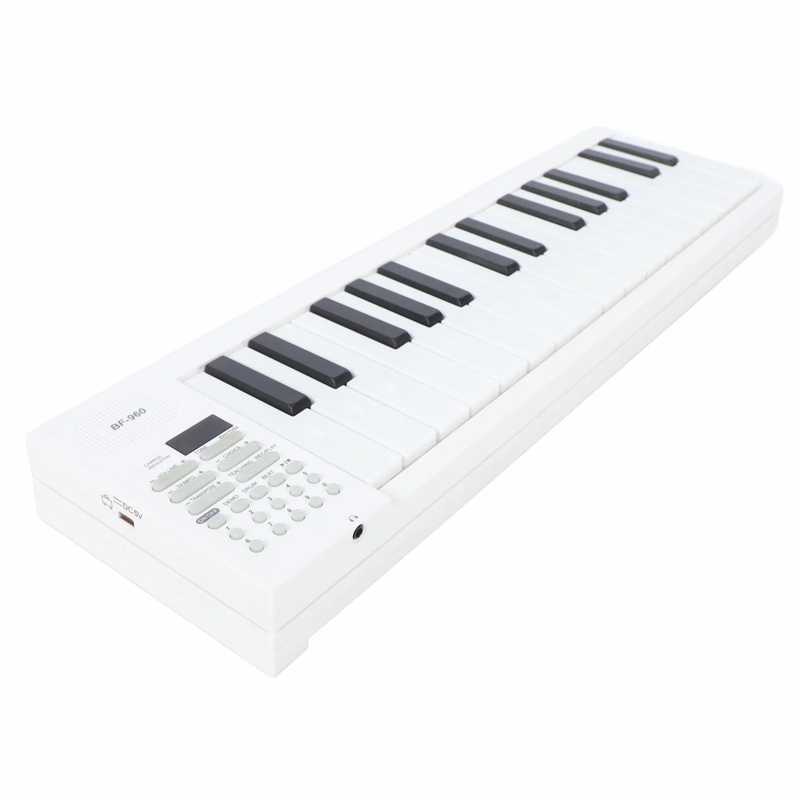 Ausla Tastiera per Pianoforte Pieghevole Portatile 61 Tastiera di Musica Elettrica Chiave con Viaggio Portatile Sustain Pedal Midi, Ideale per Tutti i Musicisti, Principianti, Studenti,