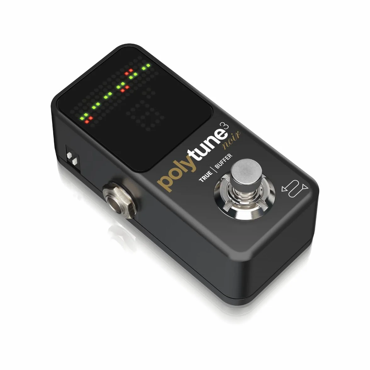 TC Electronic POLYTUNE 3 NOIR Piccolo sintonizzatore polifonico con modalità di sintonizzazione multiple e BUFFER BONAFIDE integrato
