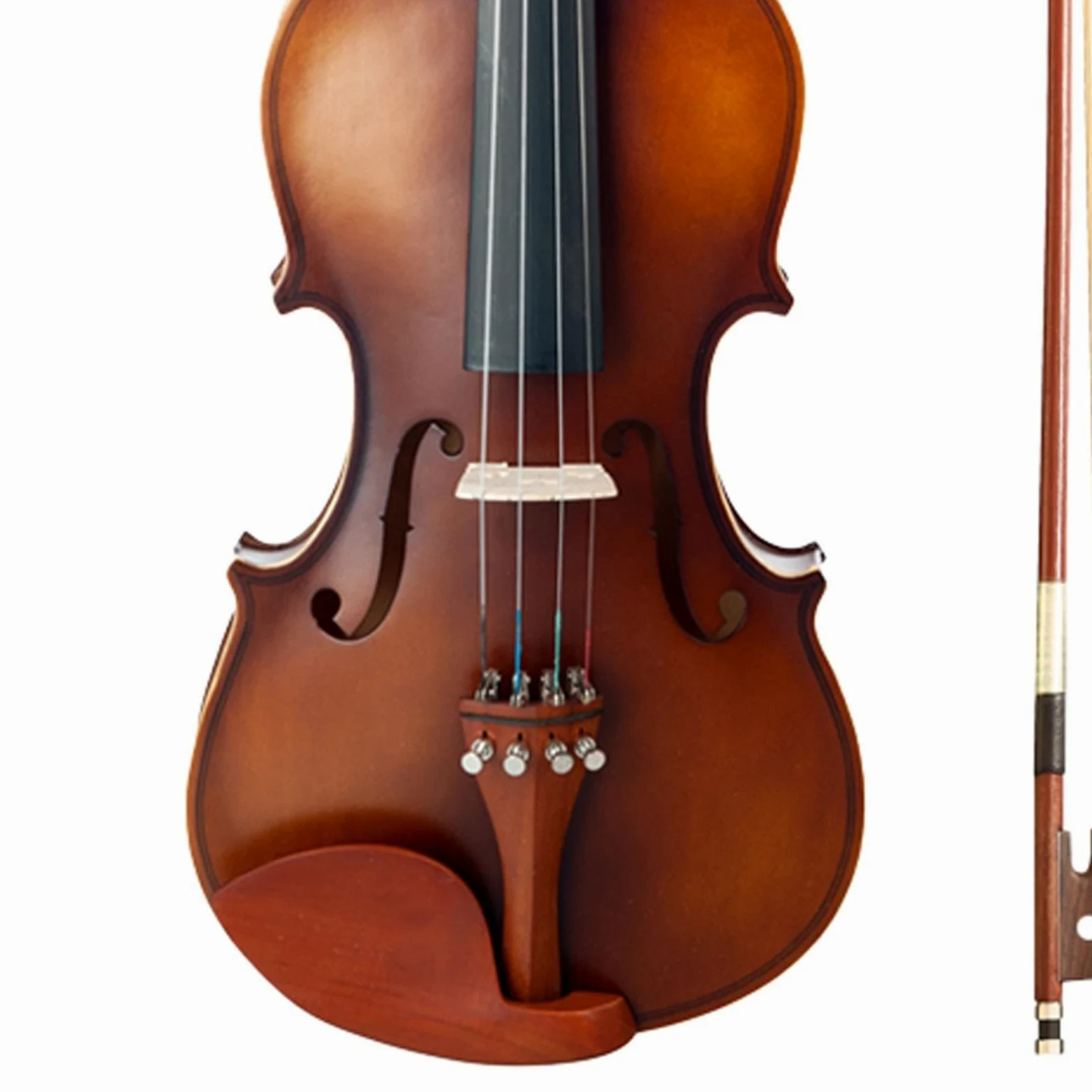 Violini Set Violino Acustico Quattro/4 Violino per Principianti con Custodia Rigida