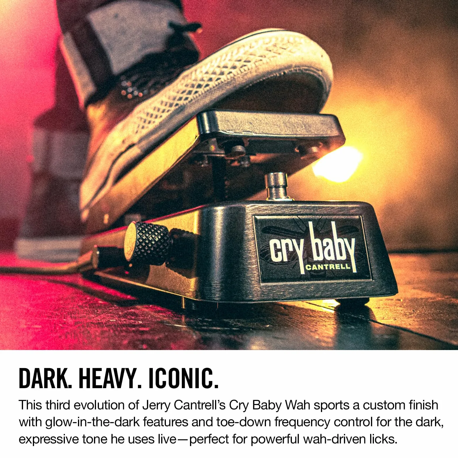 DUNLOP - JC95FFS JERRY CANTRELL FIREFLY CRY BABY WAH