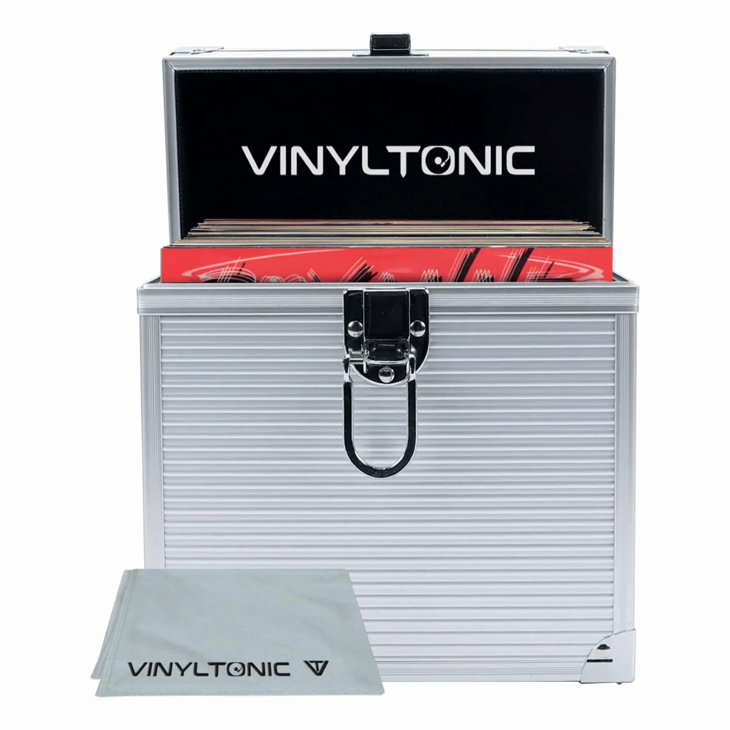 Valigetta portaoggetti in vinile con panno, 17,8 cm o 30,5 cm, 3 colori a scelta