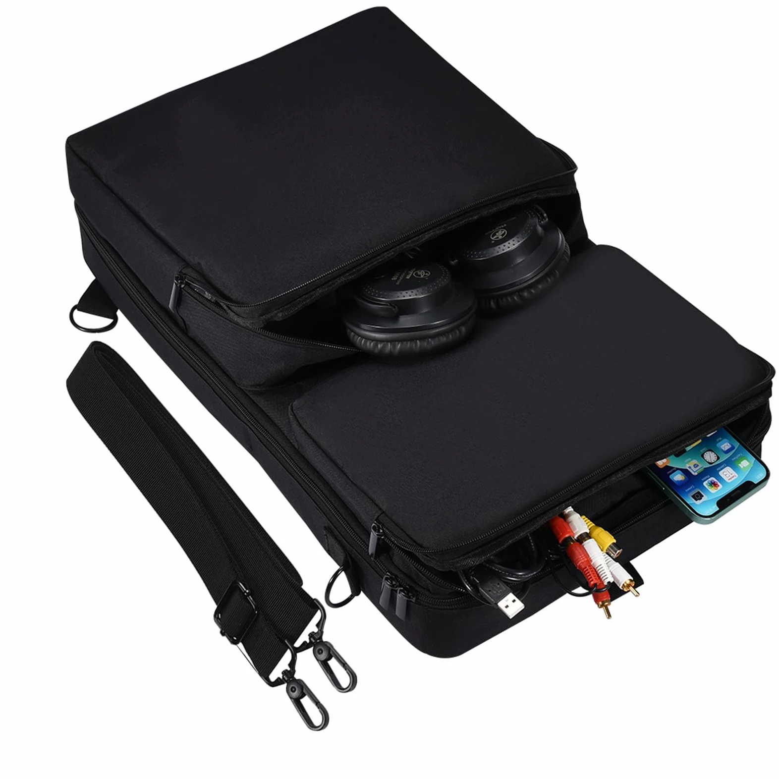 Custodia per controller DJ per Pioneer DJ DDJ-FLX4/DDJ-400 DJ/DDJSB3, per Roland DJ-202, zaino per Hercules Inpulse 300,borsa a tracolla portatile per Native Instruments TRAKTOR Kontrol S2