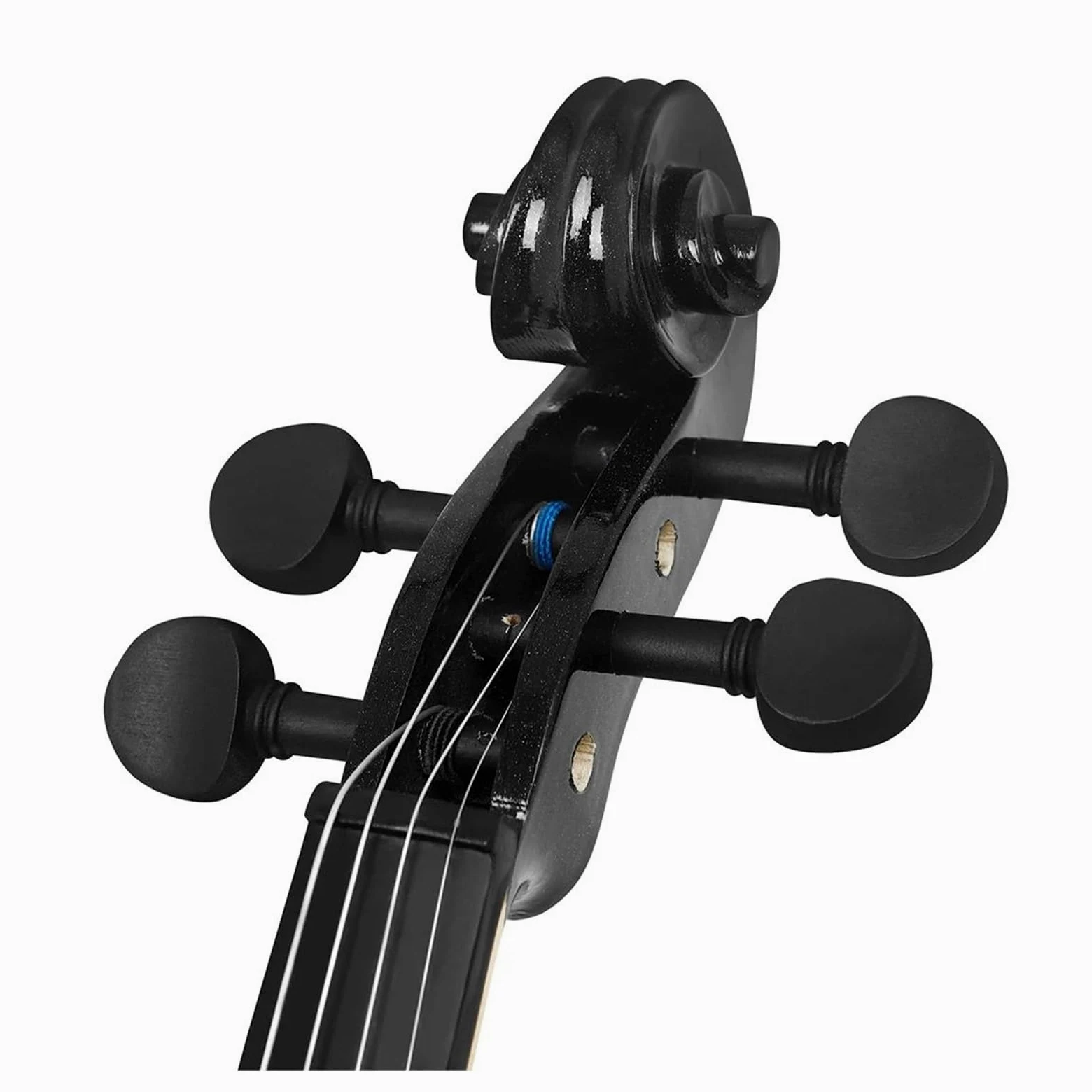 Violini Violino 4/4 Violino acustico in legno massello Viola Set Scuro/Viola/Rosa Violino acustico 4/4(Purple)