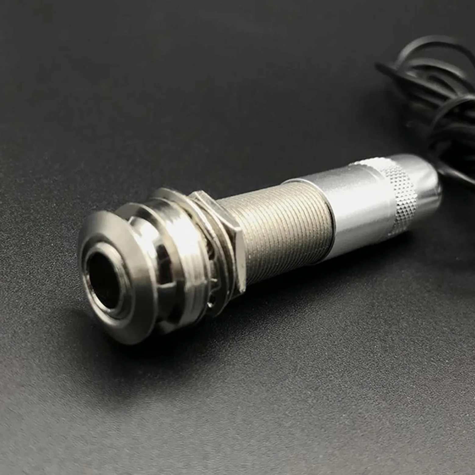 10Set 3 Testina Trasduttore BuzzerPickup Piezo Con Jack Di Uscita Da 6,35mm Per Chitarra Acustica Ukulele Mandolino Violino Pezzi di ricambio per pickup per chitarra acustica
