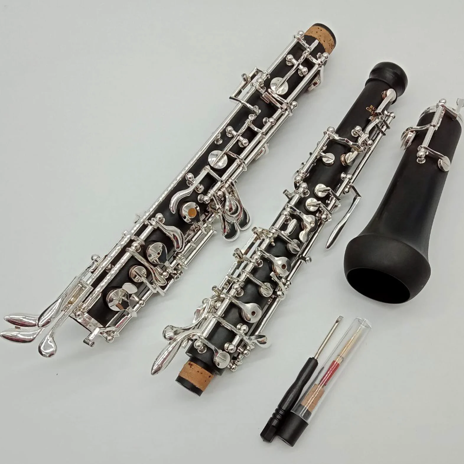 Strumento Oboe Oboe Professional Bakelite Student Oboe C Key Musical Struments con Accessori per Anelli di Custodia Principiante di Oboe
