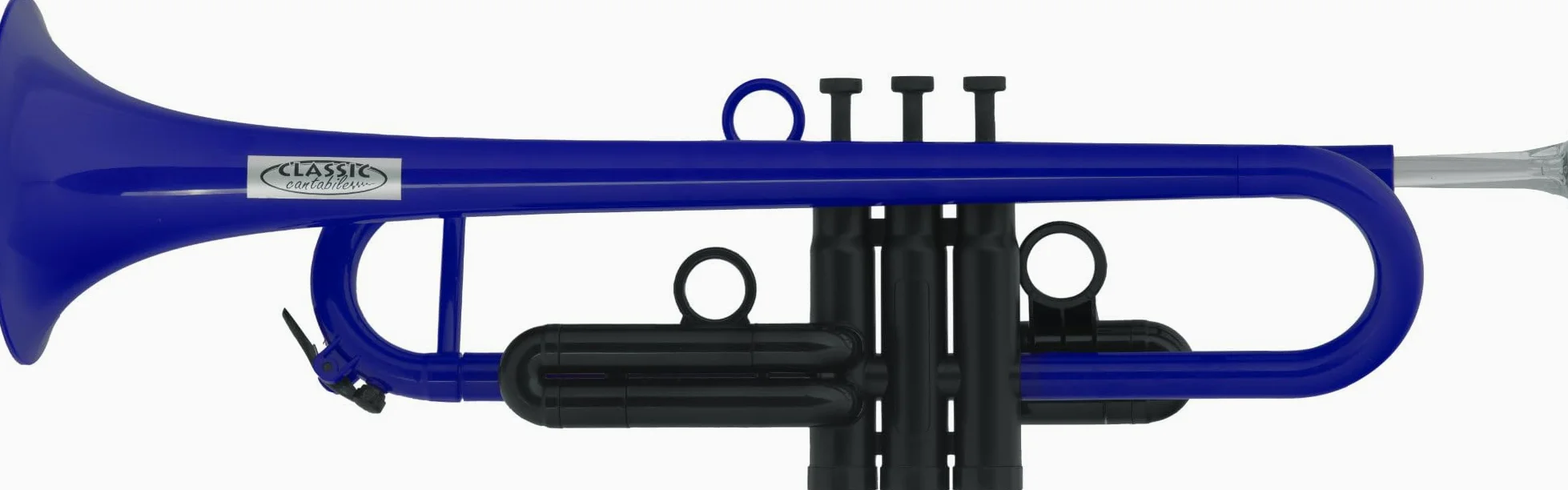 Classic Cantabile PTP-10BL MardiBrass Tromba Bb in plastica (corpo ABS) - 450 g, resistente alle intemperie - incl. custodia, 2 bocchini, 2 valvole di ricambio - campana 129 mm - Blu