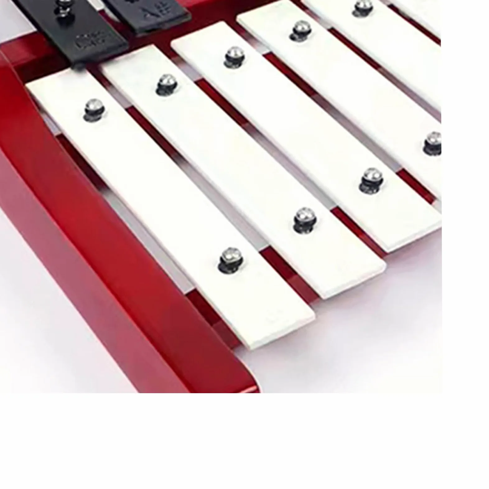 Glockenspiel Xilofono, Glockenspiel Xilofono 25 Note Strumento a Percussione per Bambini Tasti in Metallo Base in Legno Include 2 Bacchette e Borsa da Trasporto Portatile