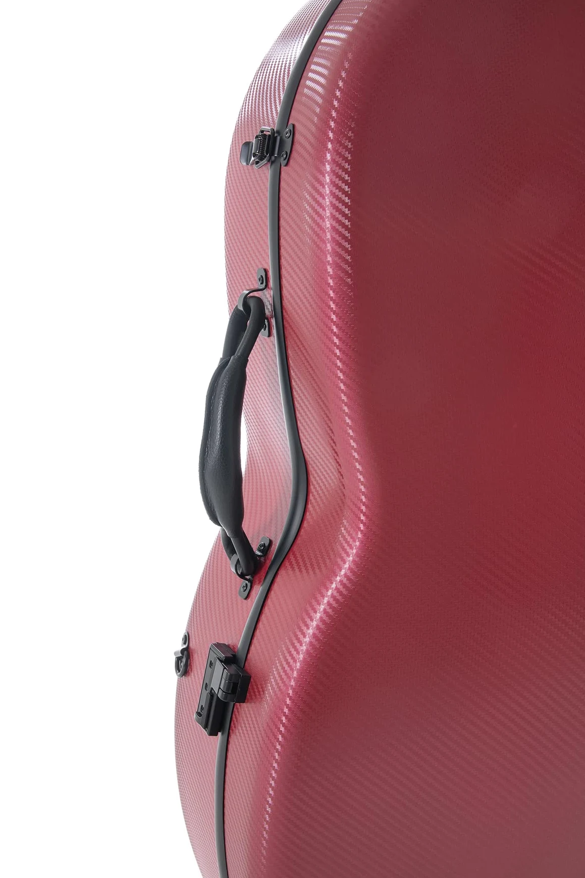 GEWA custodia per violoncello in policarbonato 4/4 rosso con cinghie a zaino e maniglia laterale