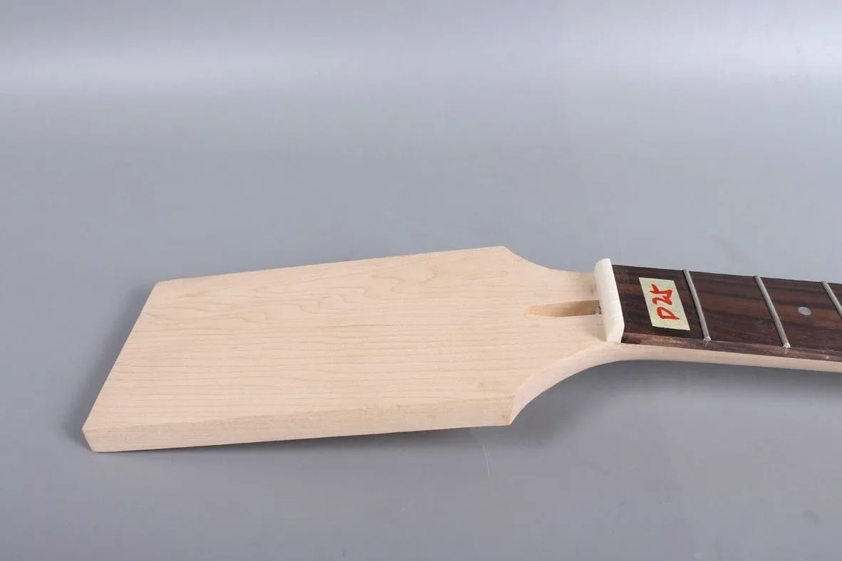 1X Manico For Chitarra Elettrica A 12 Corde In Acero 22 Tasti 24,75 Pollici Tastiera In Palissandro Testa Paddle # D2