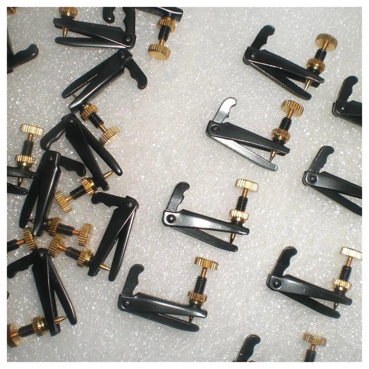 Accessori Per Violino Accordatore Di Precisione Per Violino Da 52 Pezzi Da 3/4 A 4/4 Hardware In Metallo Nero E Oro