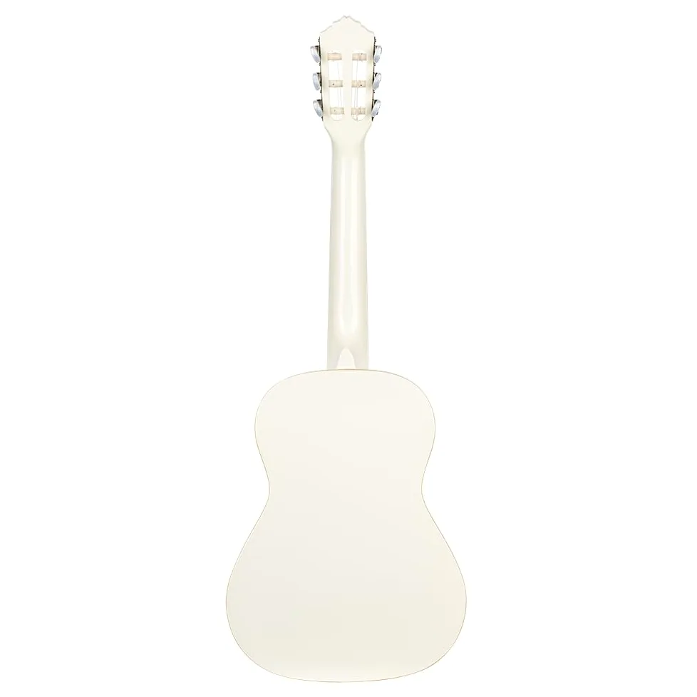 Ortega Guitars Chitarra Concerto Bianca Misura 1/2 - Serie Family - include Gig Bag - mogano/top in abete (R121-1/2WH)