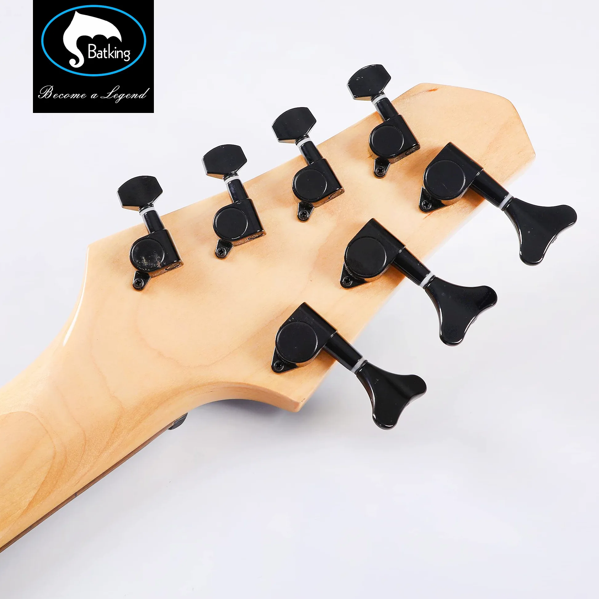 Batking Fanned Fret 7 corde (3 corde per basso+4 corde per chitarra) Chitarra elettrica