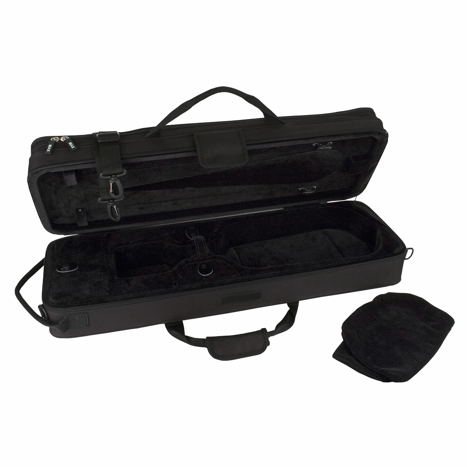 Protec MX144 MAX - Custodia sagomata per violino 4/4, colore nero