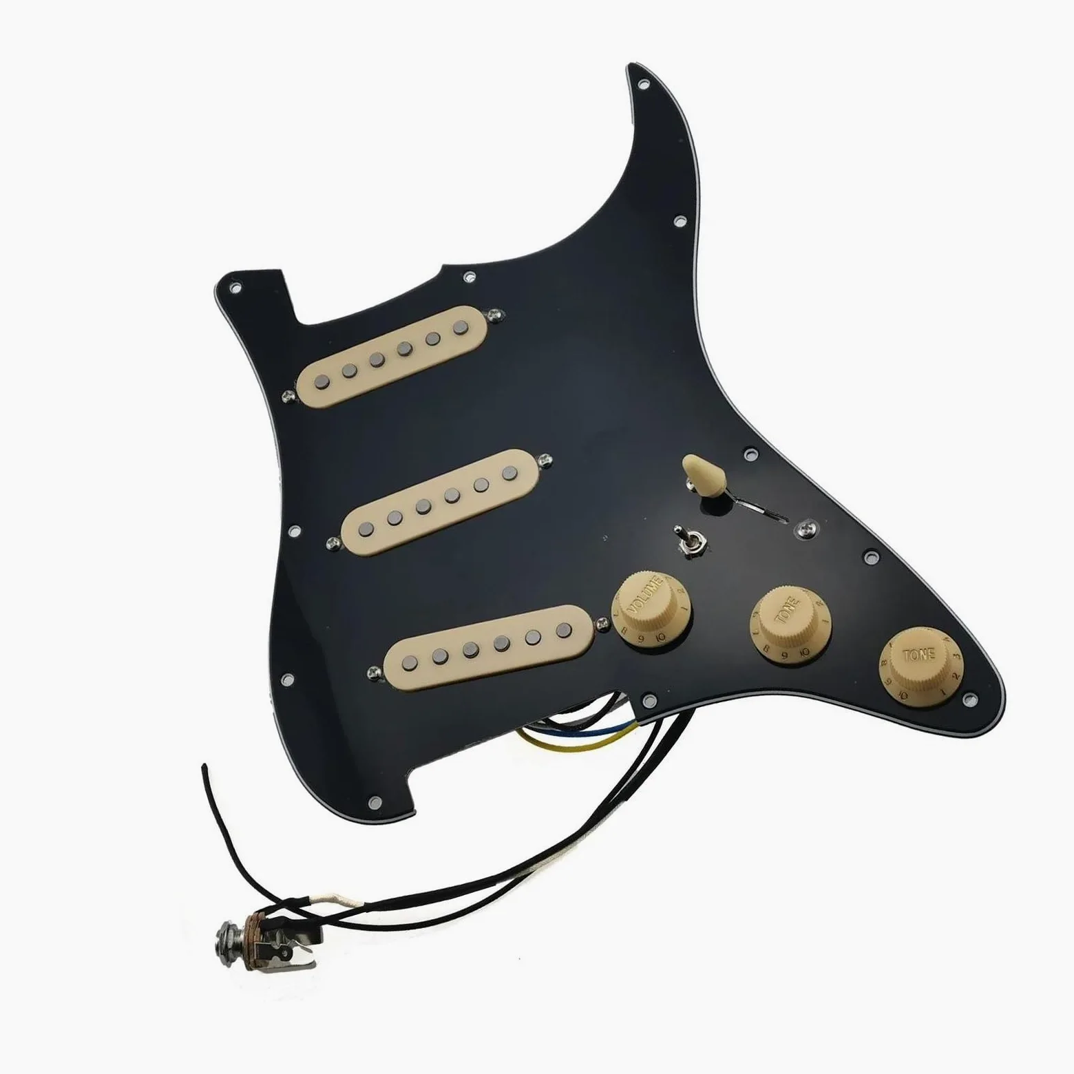 pickup per battipenna pre-cablato Pickup Chitarra Alnico 5 Pickup SSS Single Coil Pickup Caricati Battipenna Chitarra Elettrica(3/4)