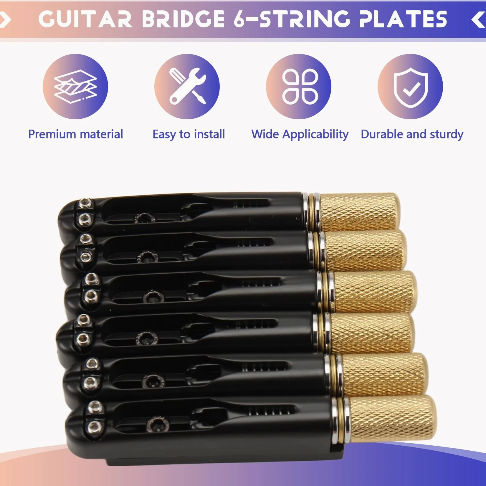 Parti di Chitarra In per Chitarra Elettrica A 6 Corde - Ponte per Chitarra