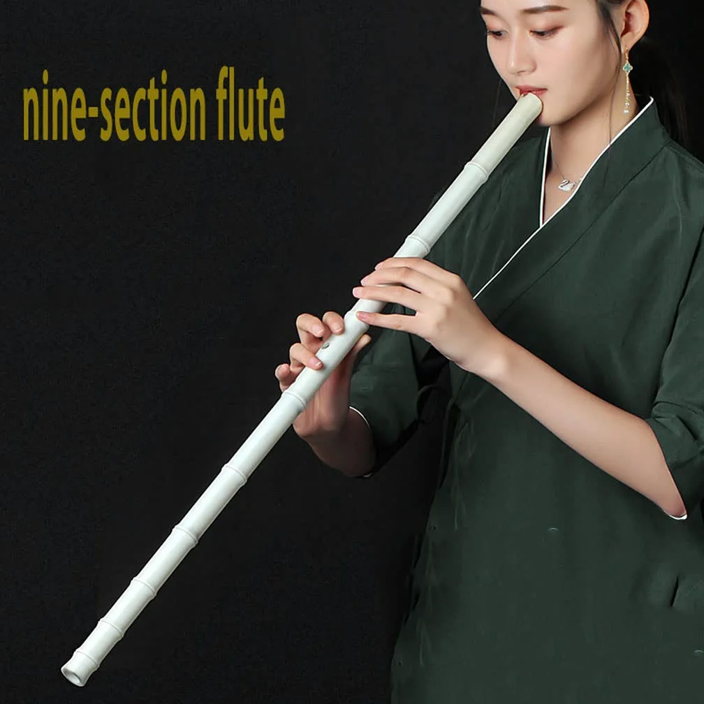 TsoLay Flauto principiante Flauto Cinese Chiave G Verticale ABS Flauto 9 Annodato Xiao No Crack Strumenti Musicali Tradizionale a fiato Xiao Flauto Flauto principiante Strumento Musicale